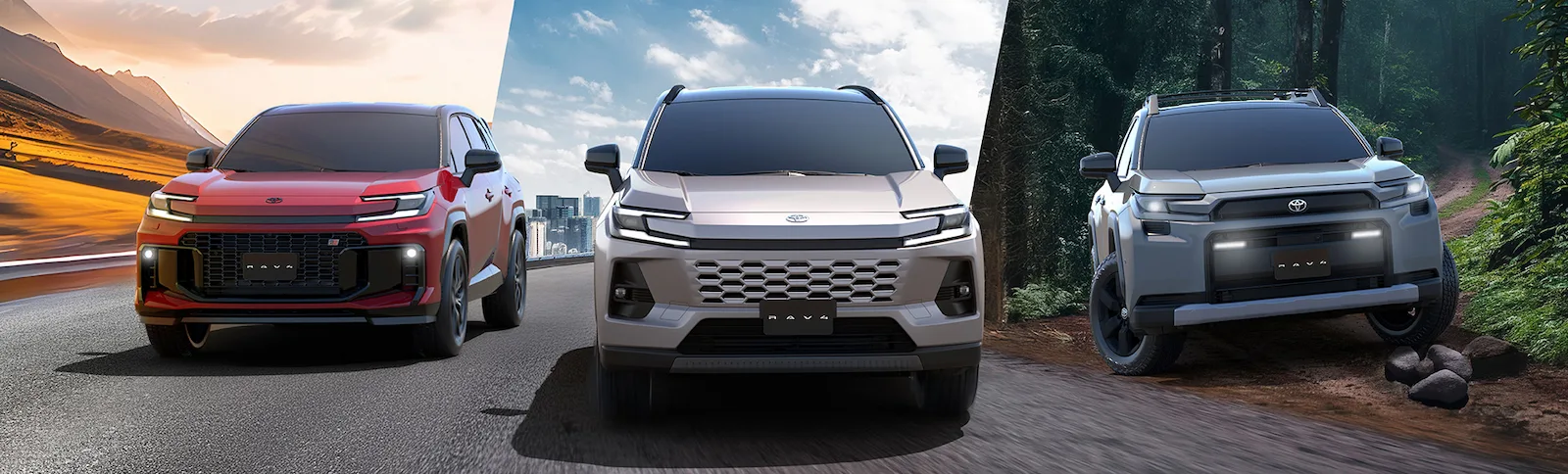 The Toyota RAV4, the first Toyota model to ship with the Arene software platform